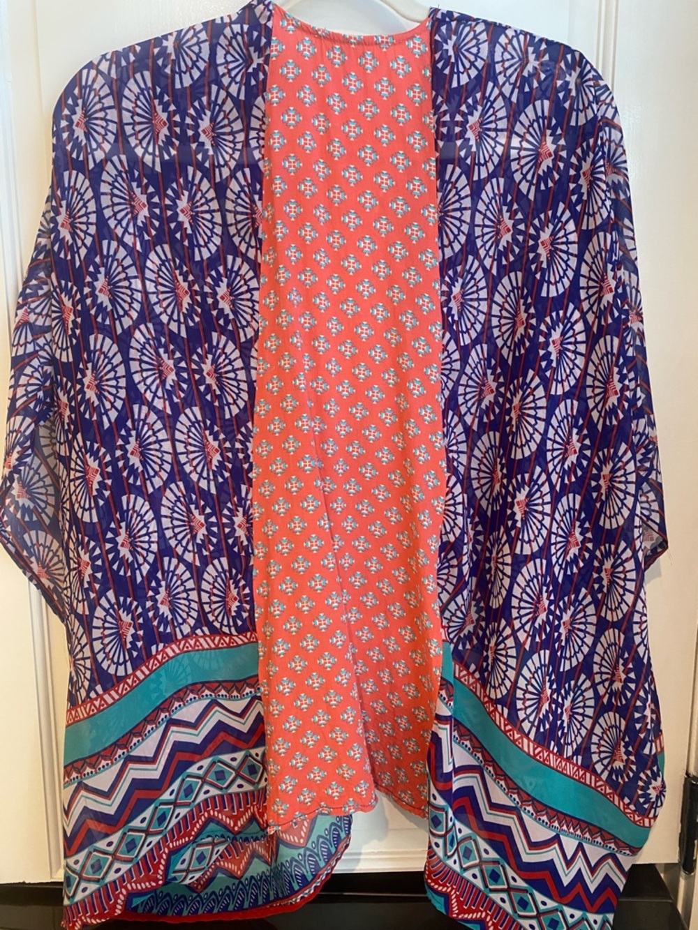 Umgee Boho Kimono Cardigan M/L - Picture 3 of 5